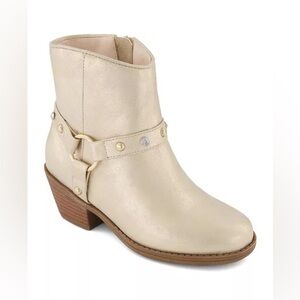 JESSICA SIMPSON Big Girls Gold Boots Size 5